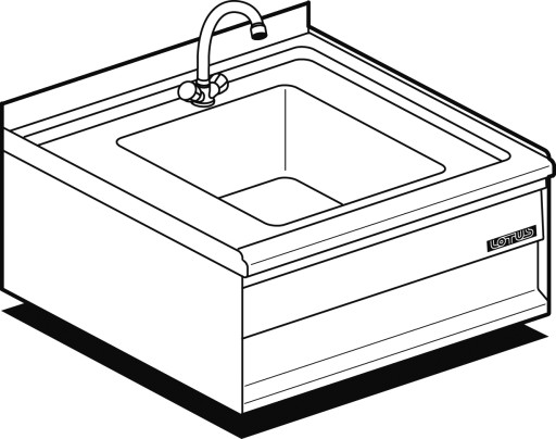 50 Snack Spoelbak - bak 34x40x17 cm