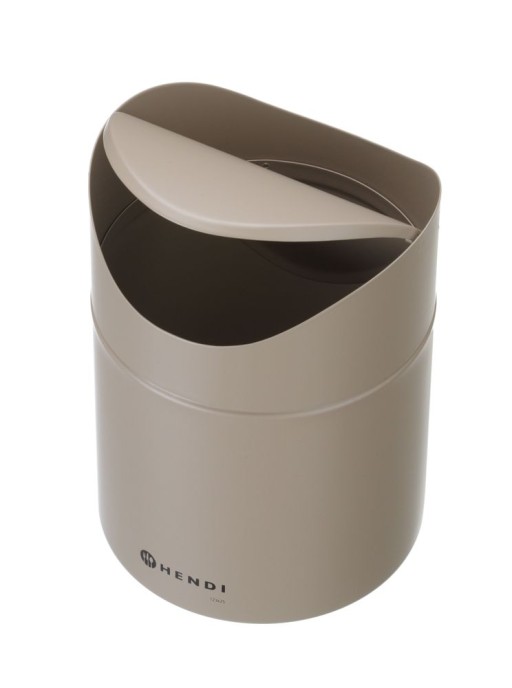 Tafelformaat prullenbak met schommeldeksel