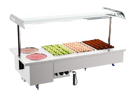 DROP-IN BAIN-MARIE 3/1 MET BOW