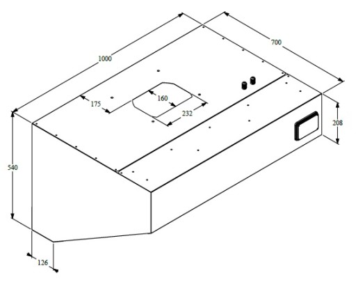 700 WANDKAP COMPLEET 1000