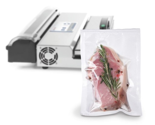 Vacuümverpakkingszakken met reliëf op rol - 2 st.