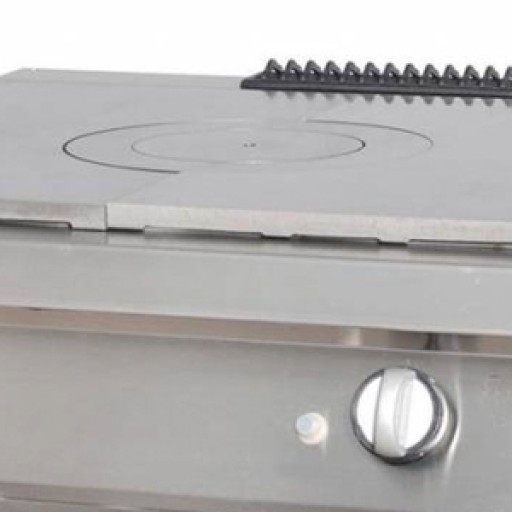 Heavy Duty Doorkookplaat - 1 Pit - Dubbel - 70 cm Diep - Gas