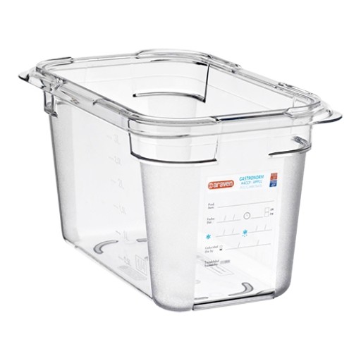 bak gastronorm |GN1/4| polycarbonaat