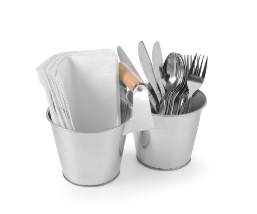Dubbele emmer met handvat