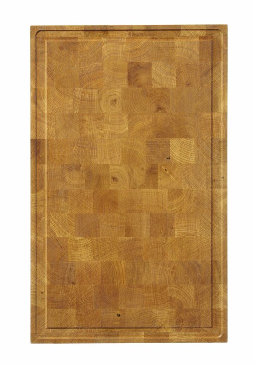 Eikenhouten serveerplank, eindnerf