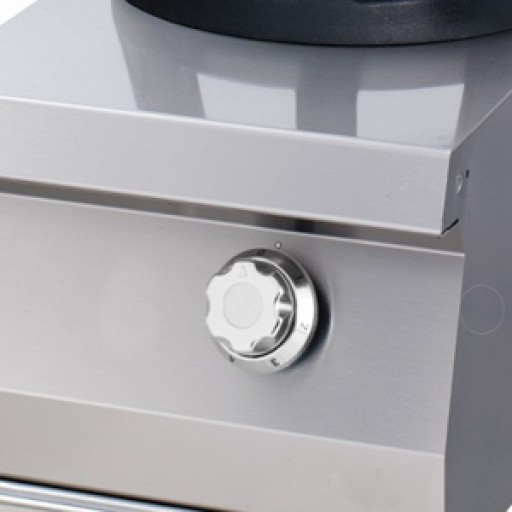 Premium Wok Brander - Ø 28,5 cm Pannenring - Enkel - 90 cm Diep - Gas