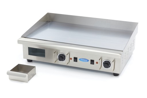 Grillplaat - Glad Chroom - 73 cm - incl. Opvangbak - 400V