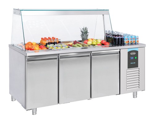 SALADETTE 3 DEURS 4x 1/1 GN PA