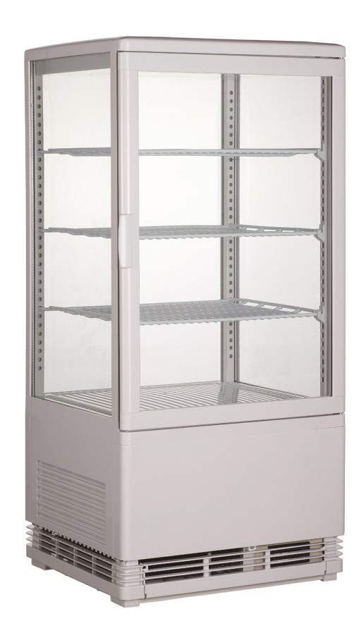 KOELVITRINE 68L WIT