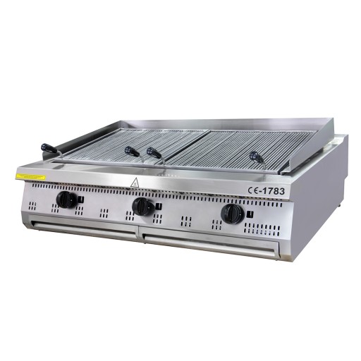 Premium Chargrill - 3 Zones - Driedubbel - 90 cm Diep - Gas