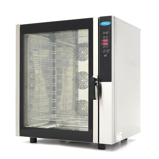 Combisteamer - 10 Bakken (1/1 GN / 60 x 40 cm) - Digitaal Display - 400V