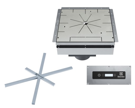 INDUCTIE WARMOUDPLAAT ONZICHTBAAR INBOUW, 1 ZONE, VIERKANT, 650W
