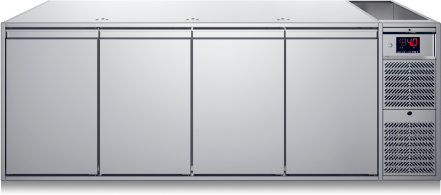 4-sectie vrieswerkbank corpushoogte 760