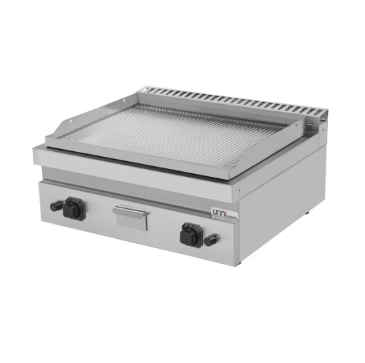 Gasgrillplaat – Gegroefd dubbel top