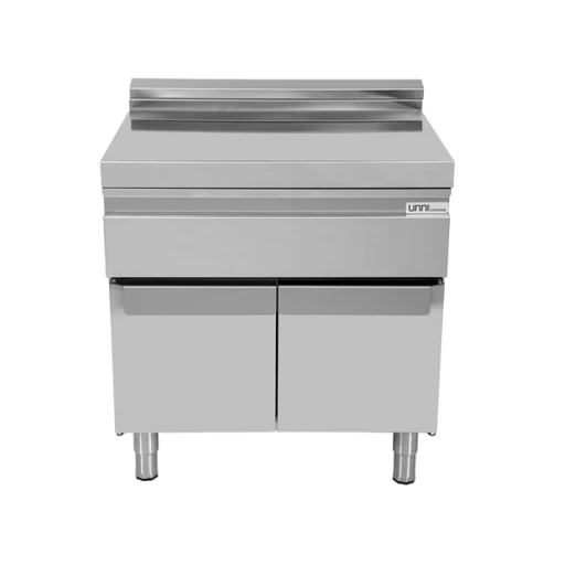 Neutraal element met lade op kast 800