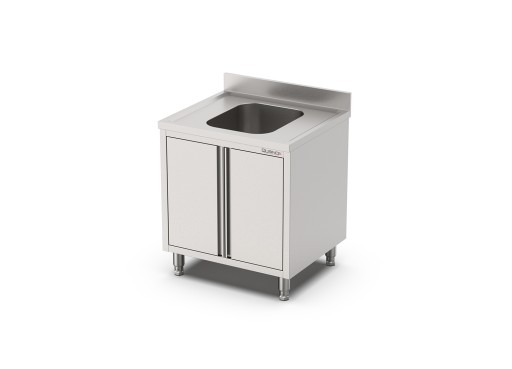 Spoeltafel met draaideuren 800x700x900