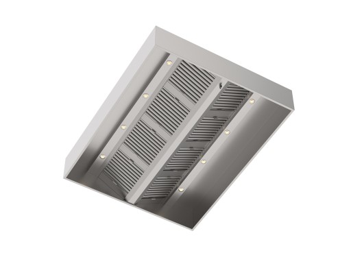 Afzuigkap Eilandkap 2000x2000xh400 mm