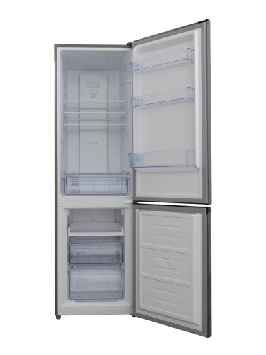 RVS kleur koel- vriescombinatie met Energielabel C