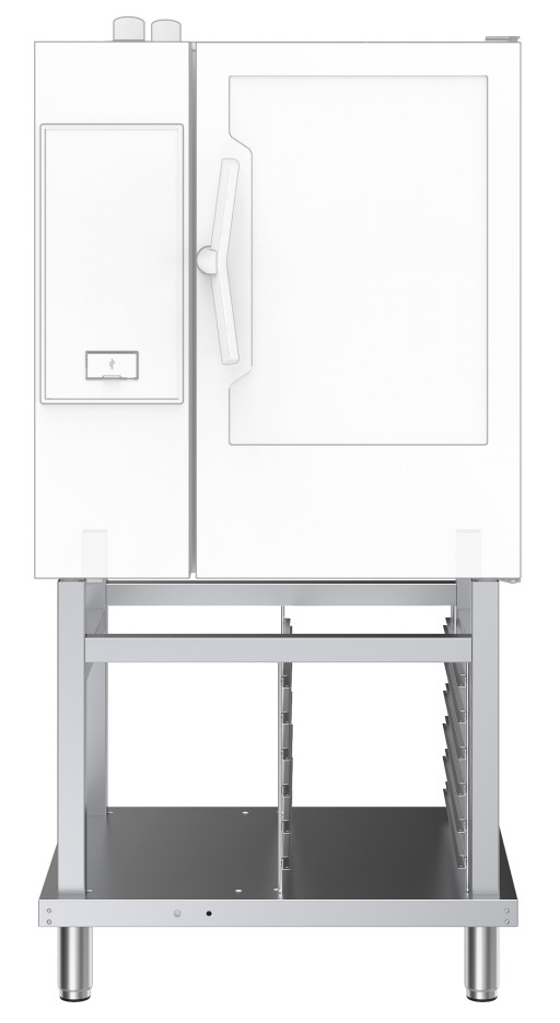 ONDERSTEL, OPEN, MET GELEIDERSET, VOOR OVEN 6&10x 1/1GN