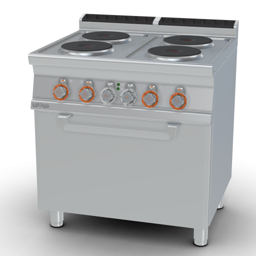 Elektrisch fornuis - N. 4 platen Traditionele elektrische oven