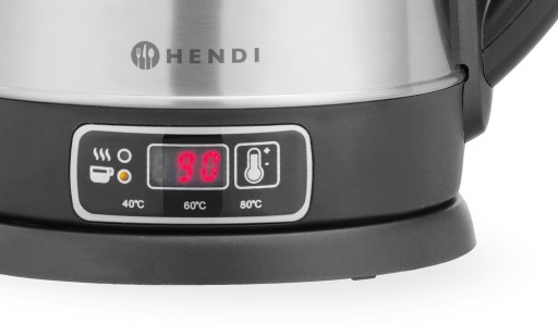 Draadloze elektrische waterkoker met temperatuurregeling