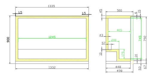 BARKOELER ZWART 3 SCHUIFDEUREN