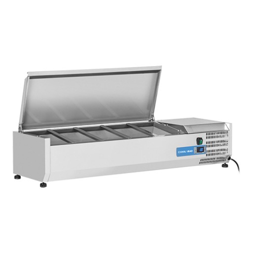 koelvitrine opzet 	5x 1/4 GN |120cm|