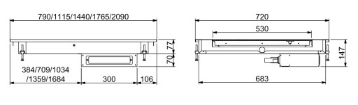 DROP-IN VERWARMDE PLAAT 5/1 ZW