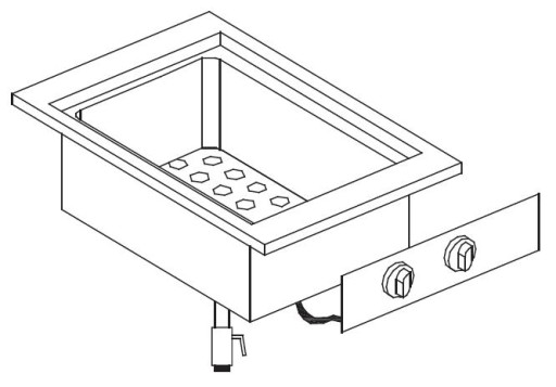 DROP IN BAIN-MARIE ELEMENT