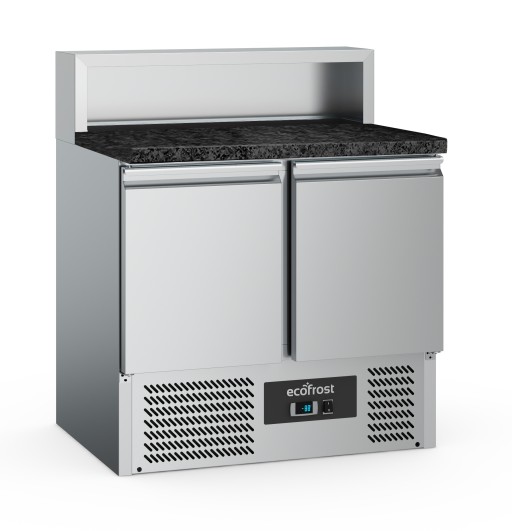 PIZZAWERKBANK 2D 5x1/6GN ZWART