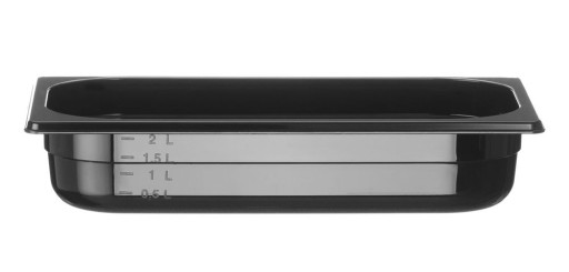 Container GN 1/3 zwart polycarbonaat