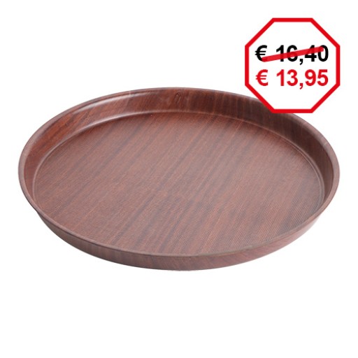 dienblad Ø43,5cm hout