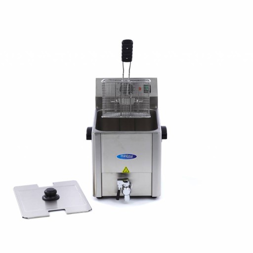 Frituurpan - 8 L - 1 Mand - met Tapkraan