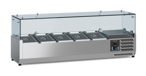 GEKOELDE OPZETVITRINE 1/4 GNx5