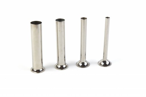 Worstenvuller - Vulbuis Roestvrij Staal - 4 stuks