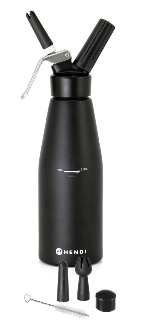 Slagroomapparaat Kitchen Line zwart