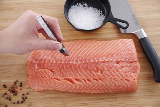 Vispincet schuine bek