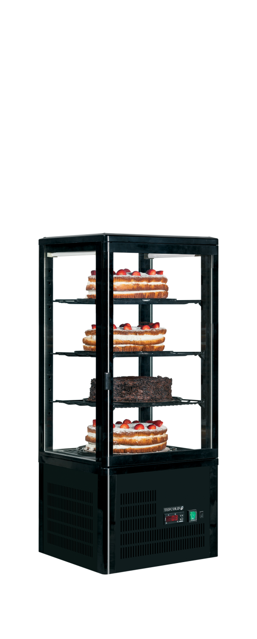 Koelvitrine UPD80-BLACK