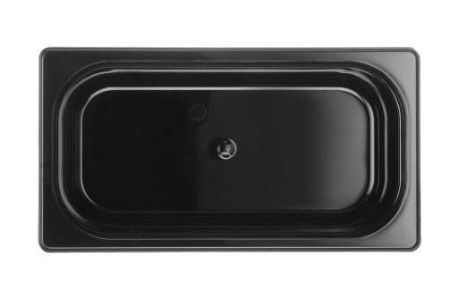 Container GN 1/3 zwart polycarbonaat