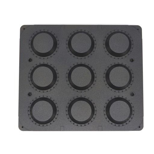 Tartelette Vorm - Rond - 89/65 mm - 9 stuks