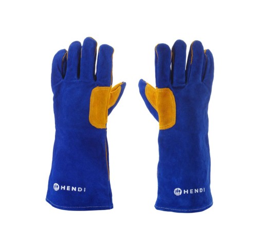 Hittebestendige handschoenen, leer