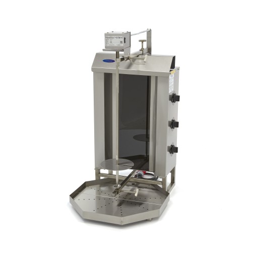 Shoarma Grill - 3 Branders - 30 Kg Vlees - Elektrisch