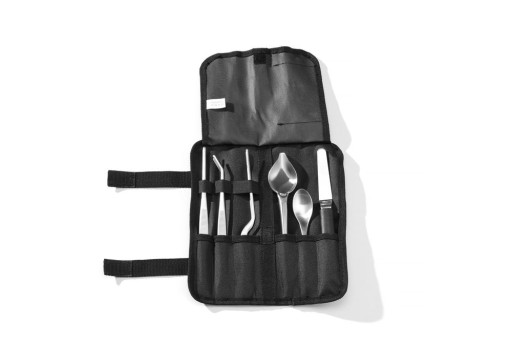 Chef opmaak set, 6 stuks, geborsteld