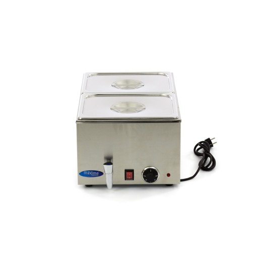Bain Marie - met Tapkraan - incl. 2x 1/2 GN-Set - Elektrisch