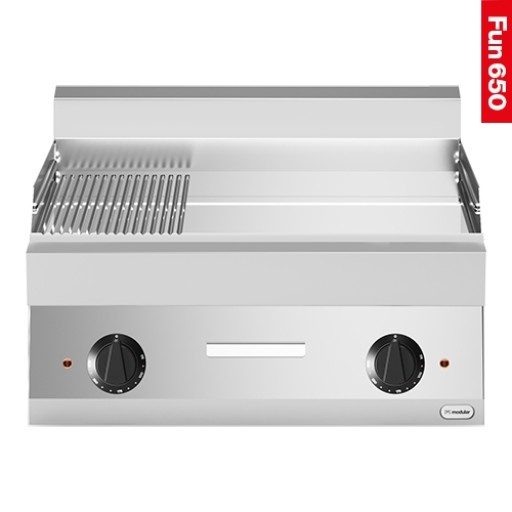 bakplaat |glad-geribbeld| Fun 650