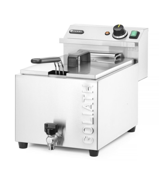 Friteuse XL met aftapkraan HENDI GOLIATH - 20kg/pu