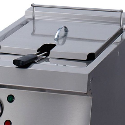 Heavy Duty Friteuse - 1 x 12 L - Enkel - 70 cm Diep - met Tapkraan - Elektrisch