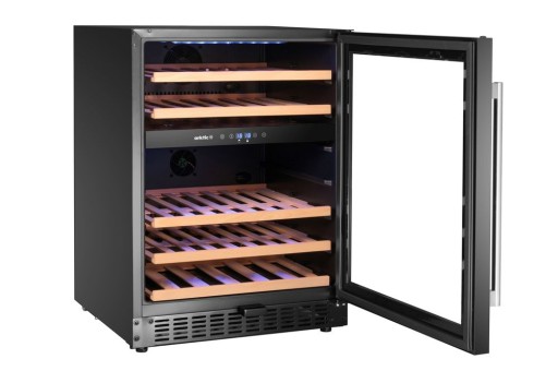 Wijnkoeler, 2 zones, 46 flessen