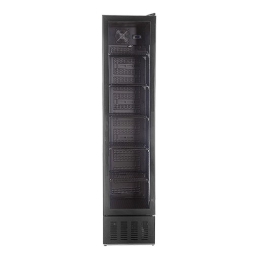 Glasdeur koeler smal 160 liter