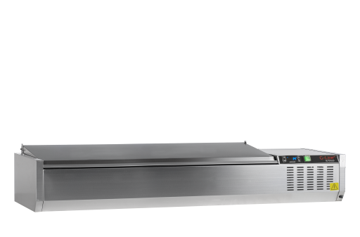 Opzetkoeling met RVS deksel |150cm| GVC38-150 S/S